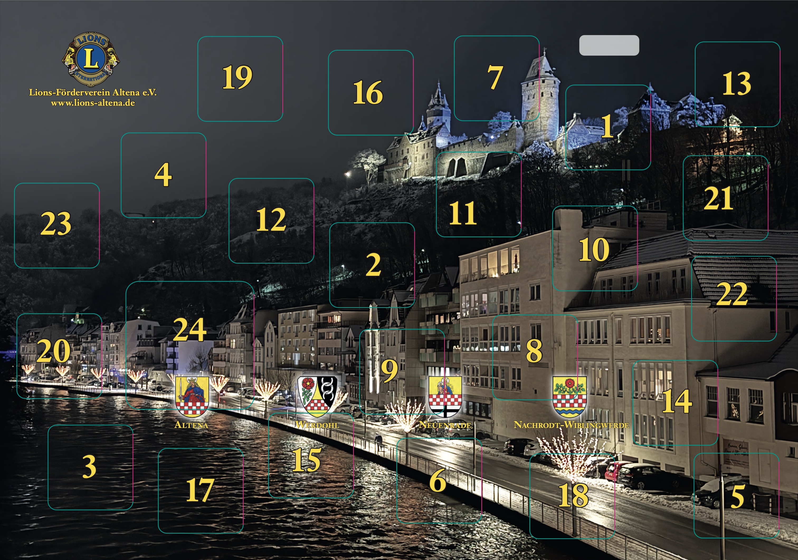 Titelbild des Lions-Adventskalenders 2025